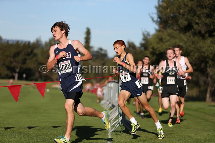 2013SIXCHS-020.JPG - 2013 Stanford Cross Country Invitational, September 28, Stanford Golf Course, Stanford, California.